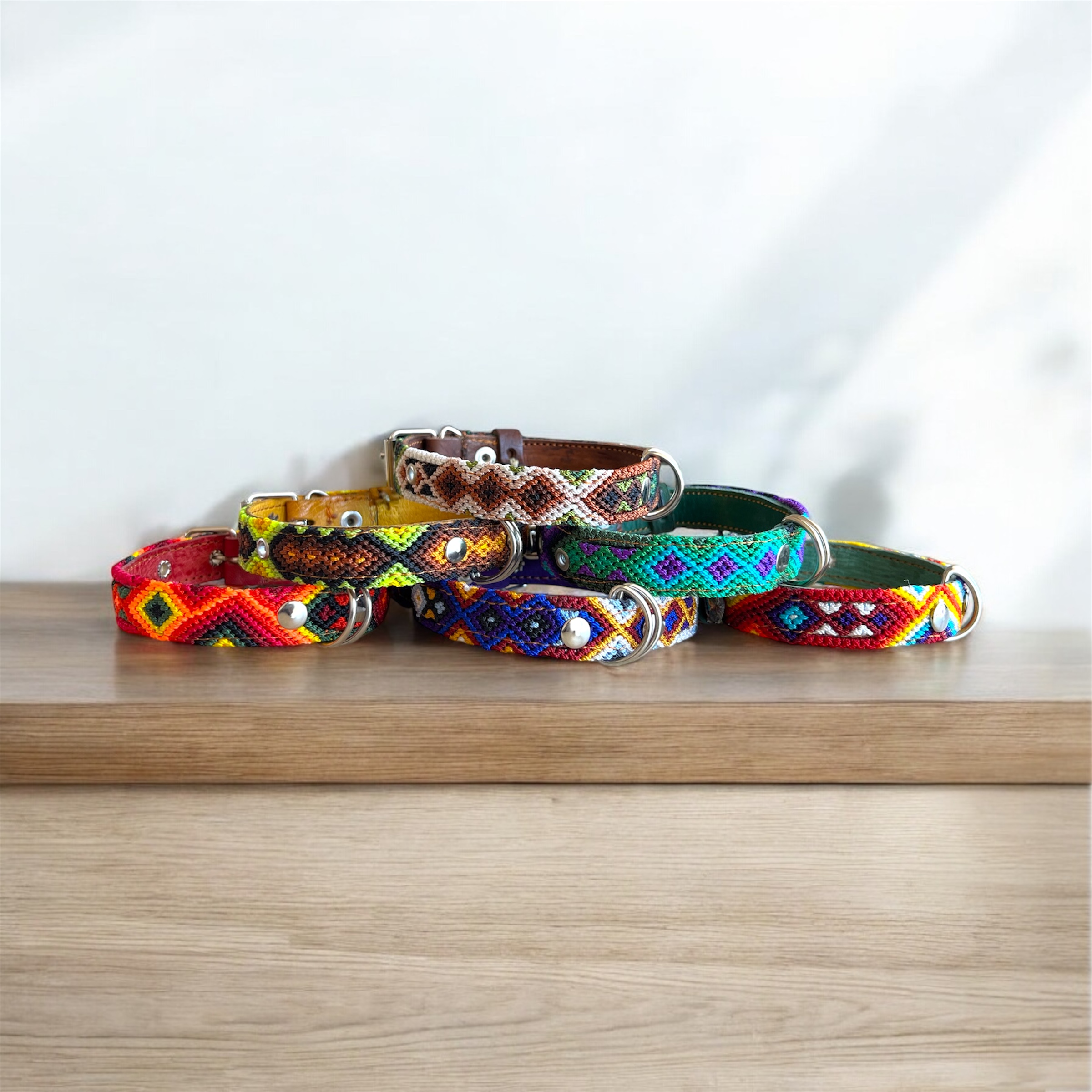Collier tissé pour chien 35 cm.