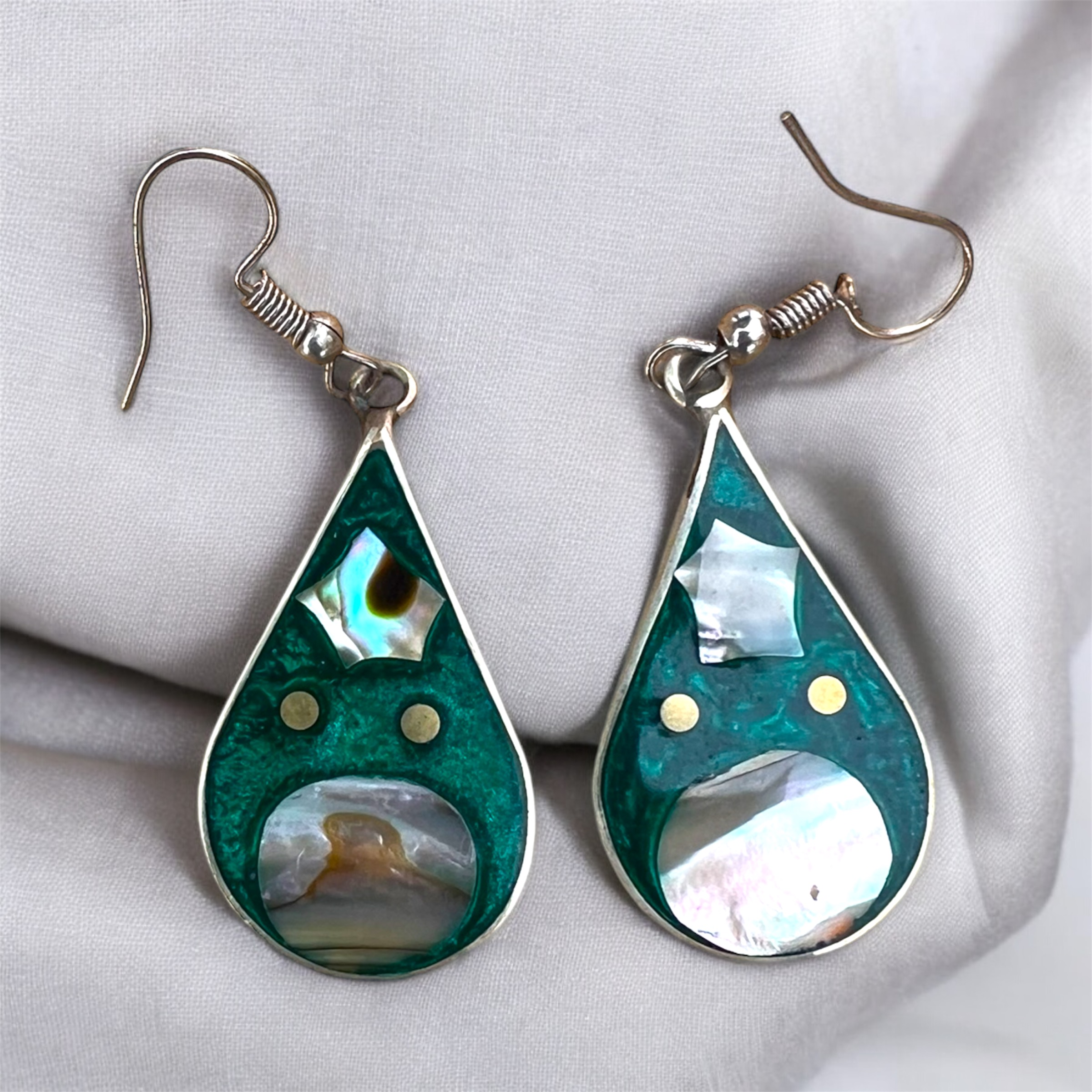 Boucles d’oreilles en opale