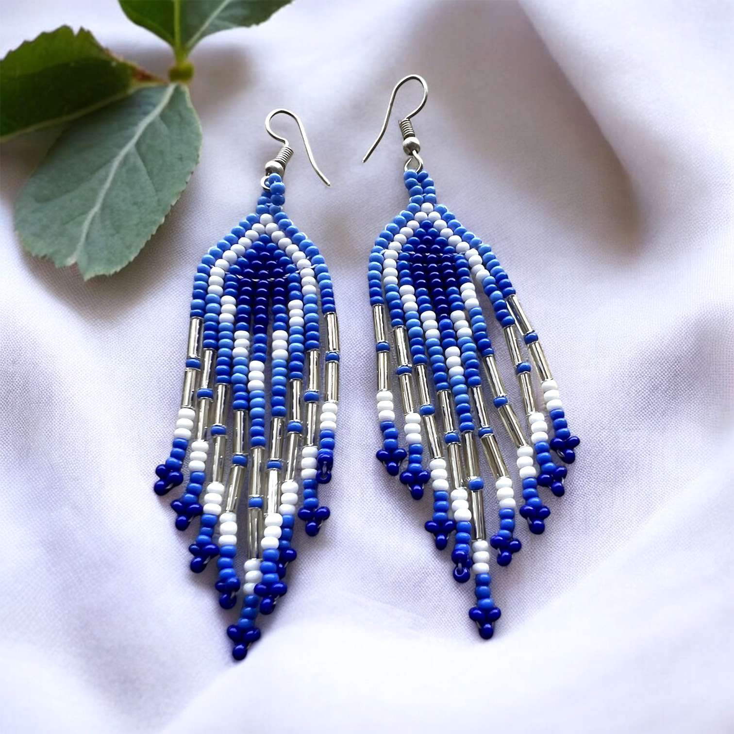 Boucles d’oreilles en perles de chaquira