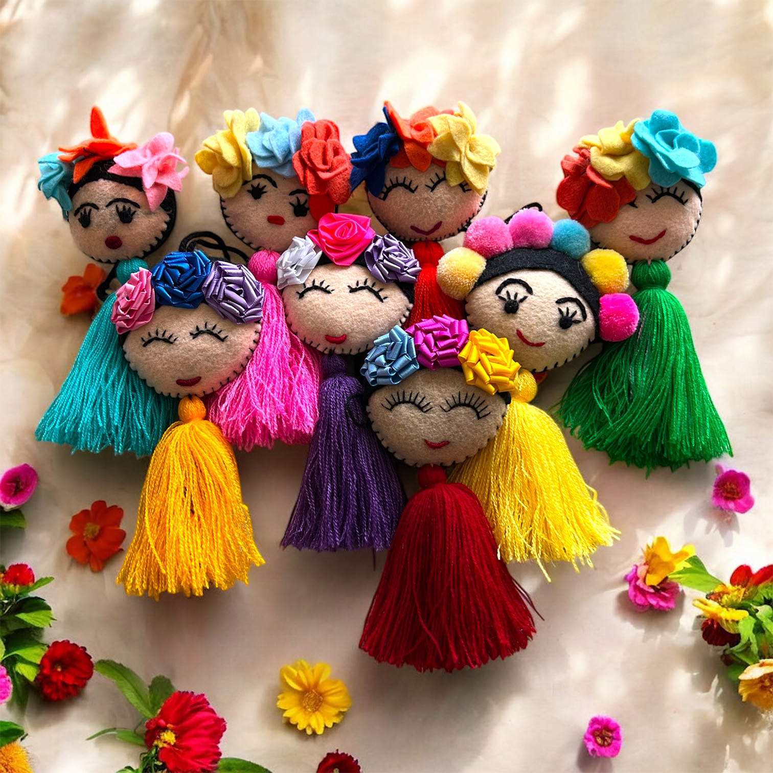 Pompons Frida Kahlo