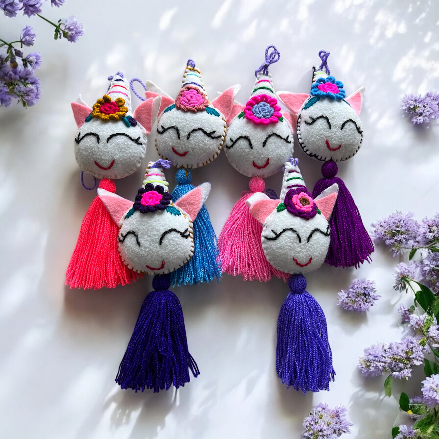 Pompons licorne